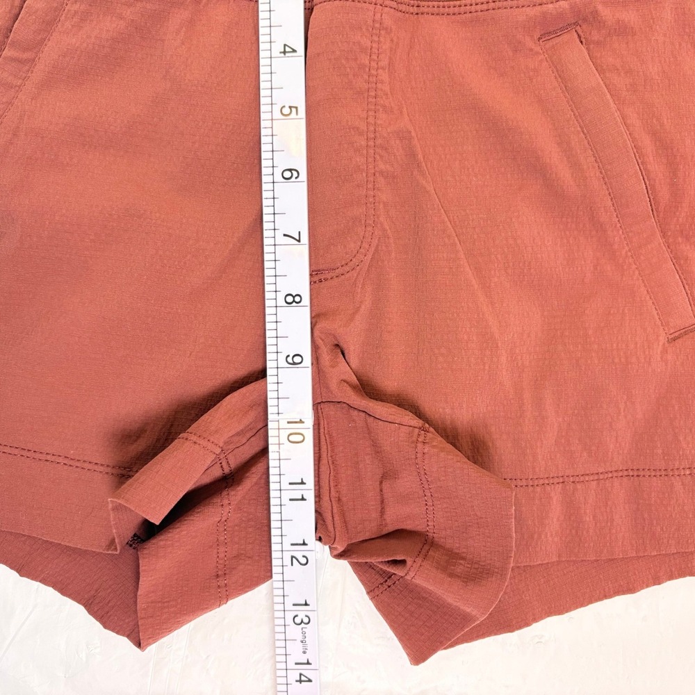 Athleta Trekkie North Short 2 Rust Red Hiking Travel Ripstop Womens Gorpcore - Picture 7 of 9